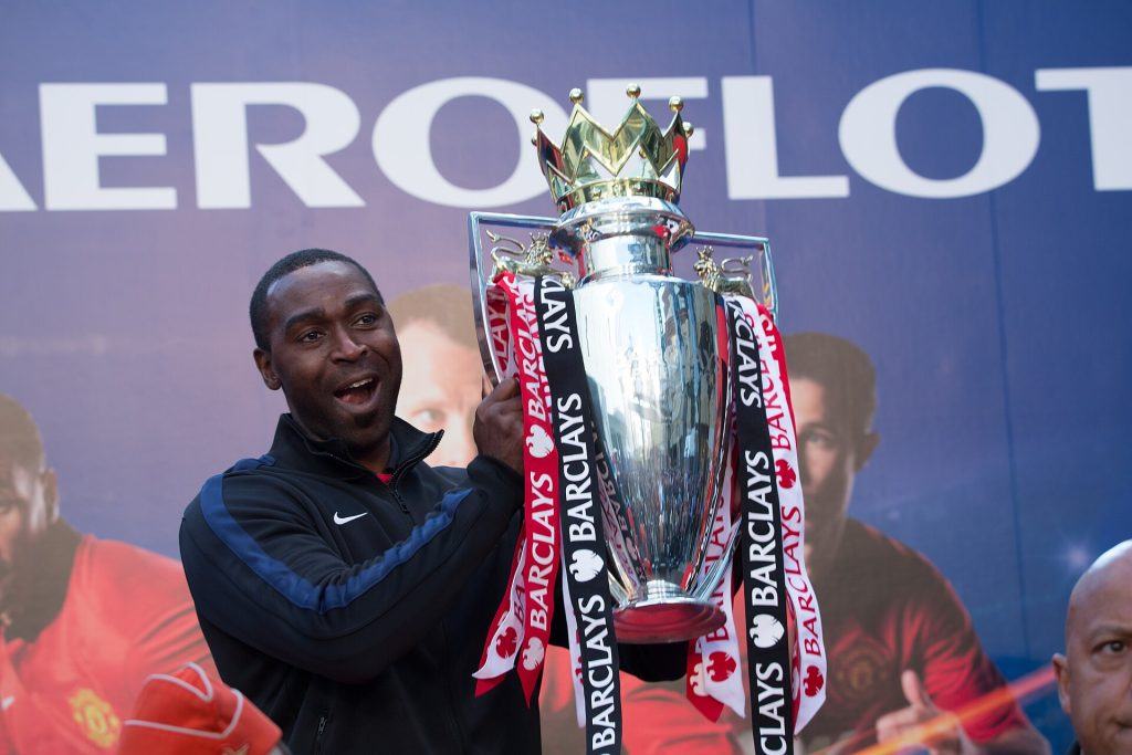 Trofi Manchester United dalam pameran tur trofi klub